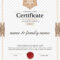 Academic Certificate Diploma Authorization Certificate Pertaining To Certificate Of Authorization Template