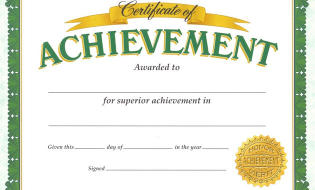 Academic Certificate Templates | Certificate Templates intended for Certificate Templates For School