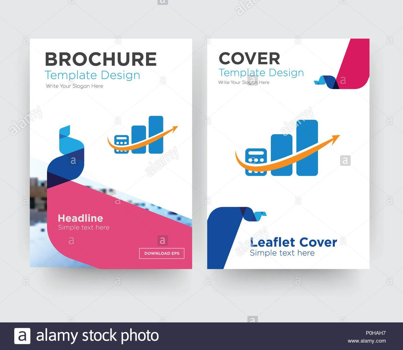 Accounting Brochure Flyer Design Template With Abstract Intended For Accounting Flyer Templates