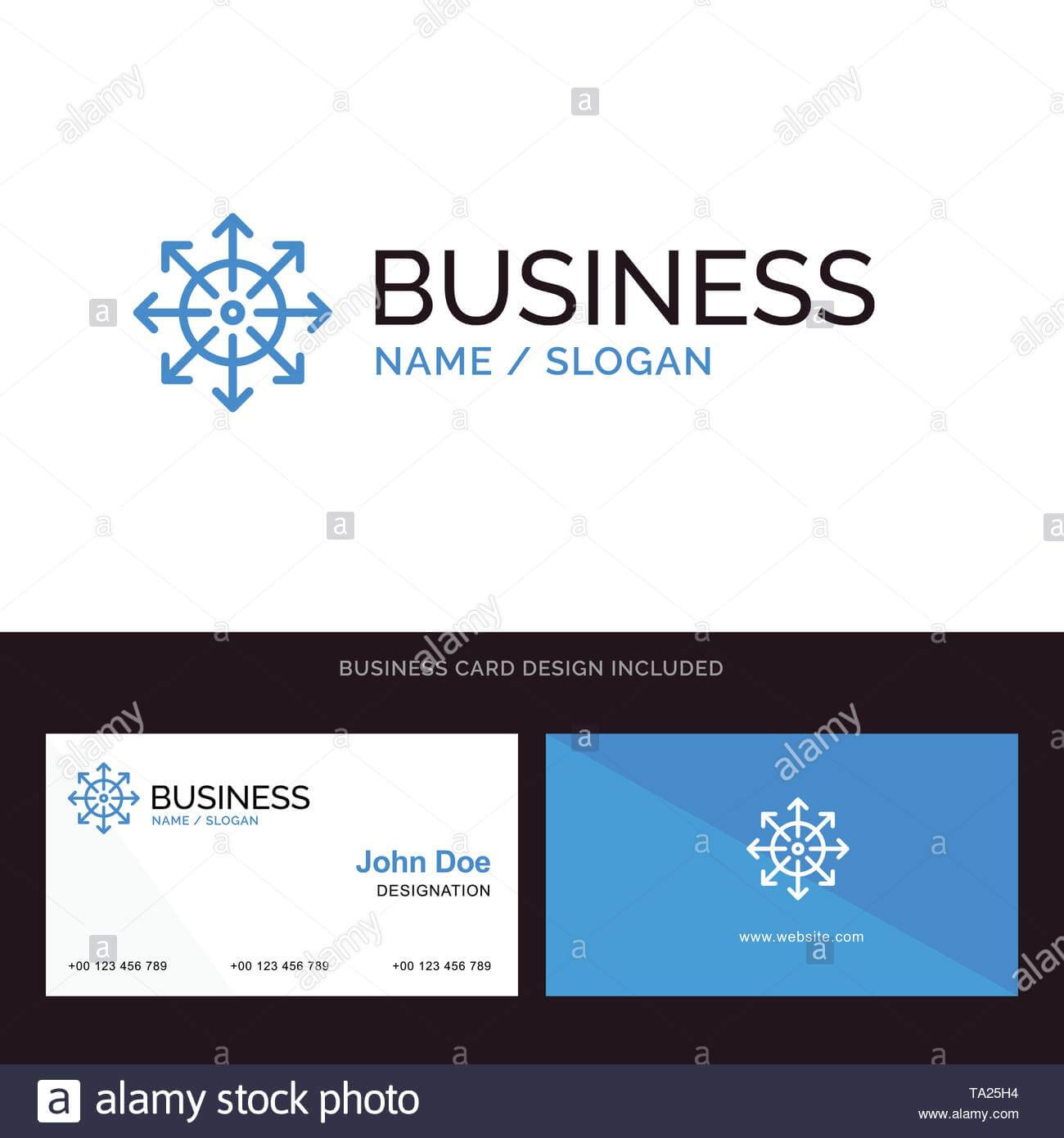Ads, Advertising, Media, News, Platform Blue Business Logo Intended For Advertising Card Template