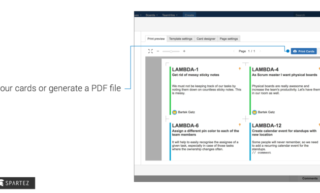 Agile Cards - Print Issues From Jira | Atlassian Marketplace inside Agile Story Card Template