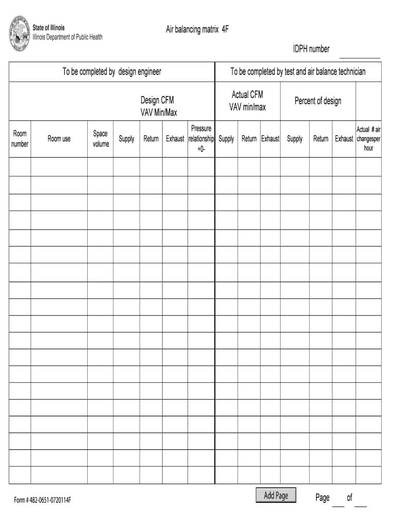 Air Balance Report Pdf - Fill Online, Printable, Fillable Intended For Air Balance Report Template
