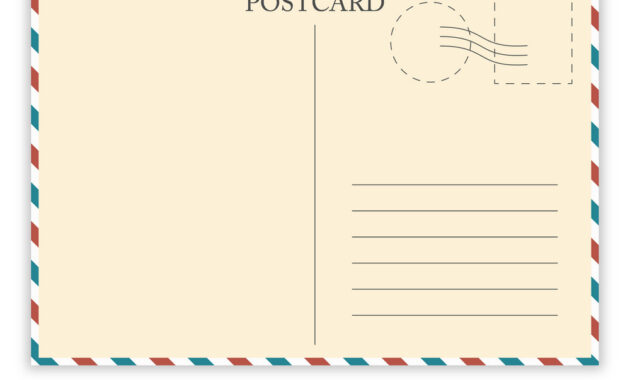Air Mail Postcard Template inside Airmail Postcard Template