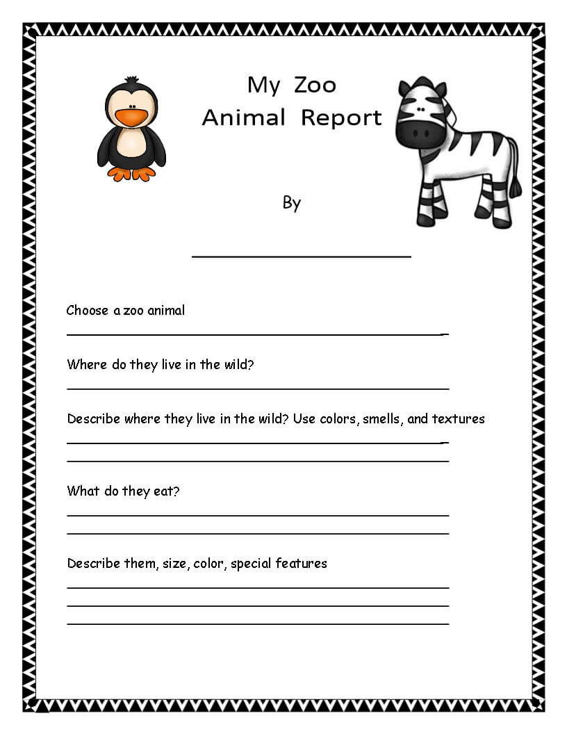 Animal Report Example | Templates At Allbusinesstemplates With Regard To Animal Report Template