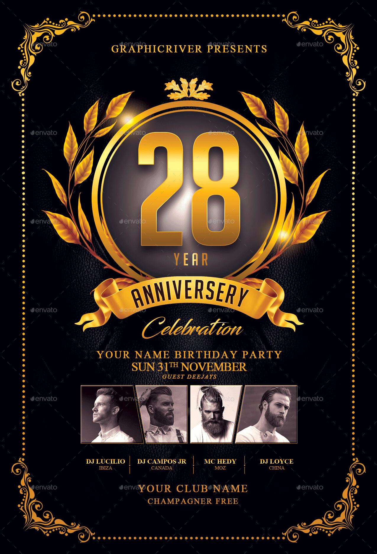 Anniversary Flyer Template For Anniversary Flyer Template Free