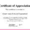 Appreciation Certificates Wording Church Certificate In Christian Certificate Template