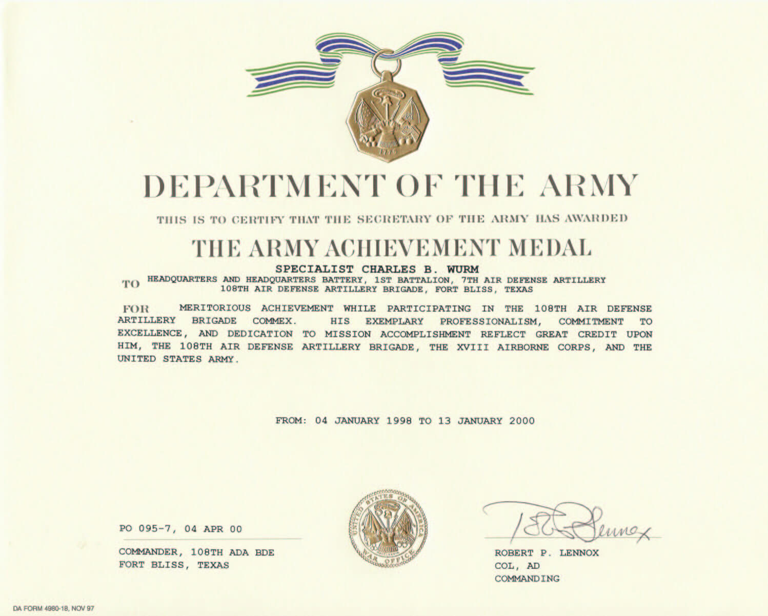 Army Achievement Medal Certificate Template ] – States Army For Army Certificate Of Achievement Template