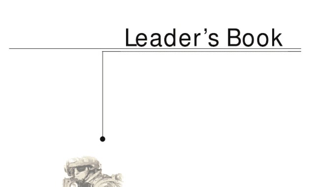 Army Leaders Book - Fill Online, Printable, Fillable, Blank within Army Leaders Book Template