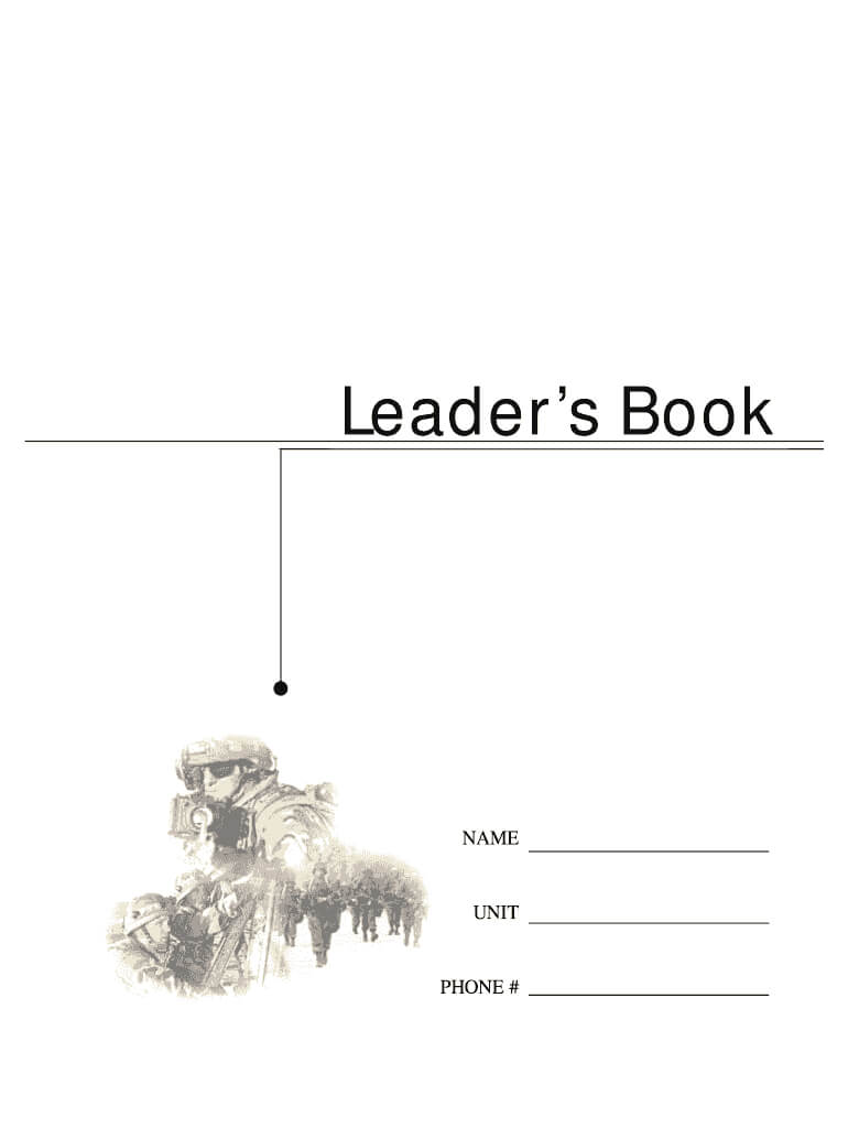 Army Leaders Book – Fill Online, Printable, Fillable, Blank Within Army Leaders Book Template