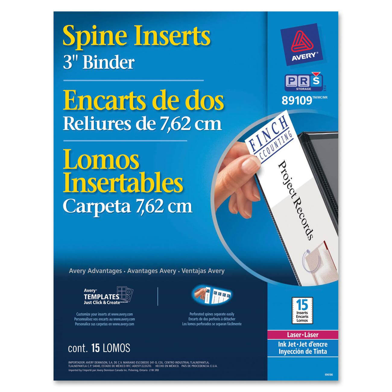 Avery Binder Spines – Colona.rsd7 Within 3 Inch Binder Spine Template Word