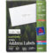 Avery® Ecofriendly Address Labels, Permanent Adhesive, 1" X For 1 X 2 5 8 Label Template