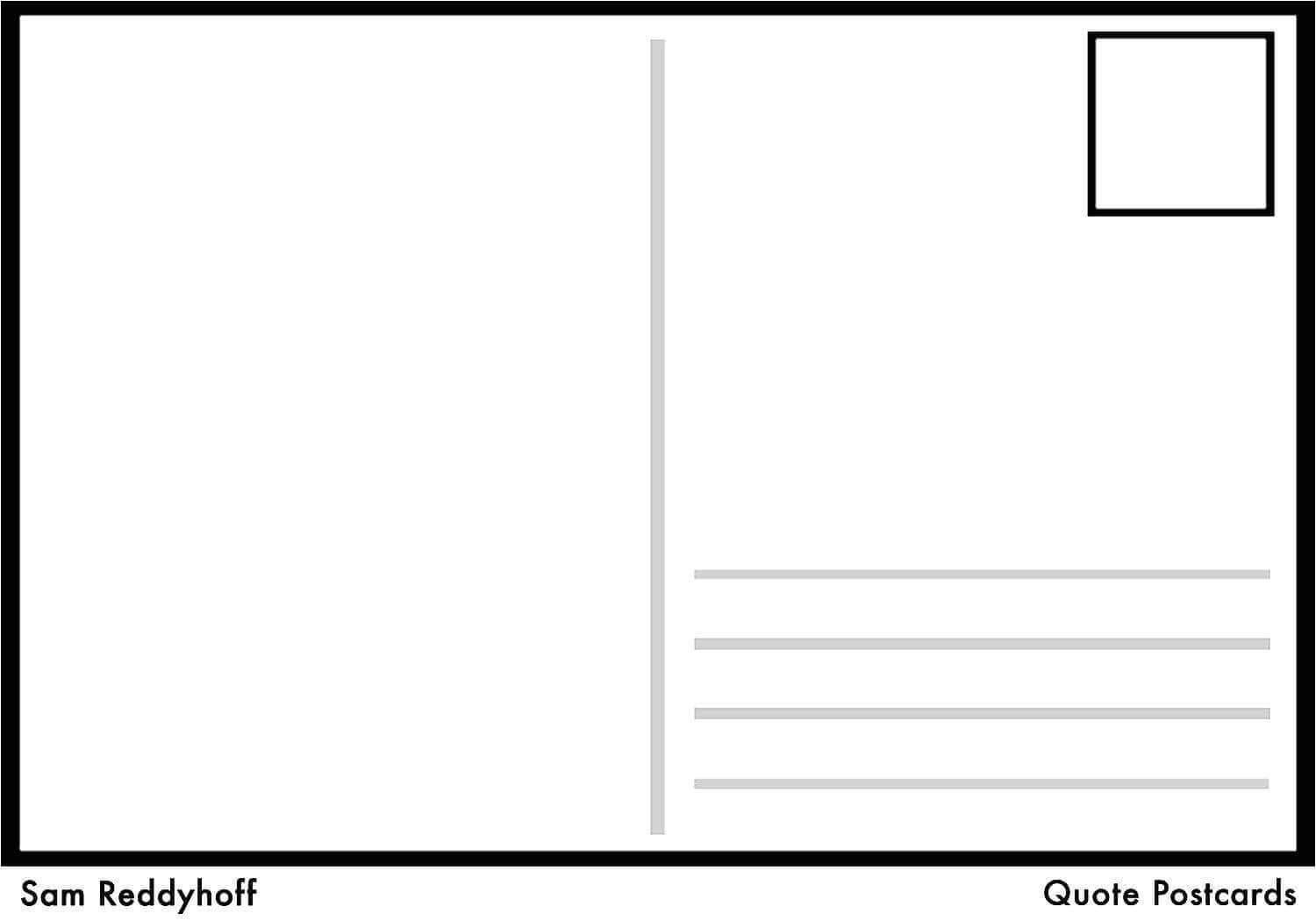 Avery Postcard Template Per Sheet Spreadsheet Examples For 4 To A Page Postcard Template