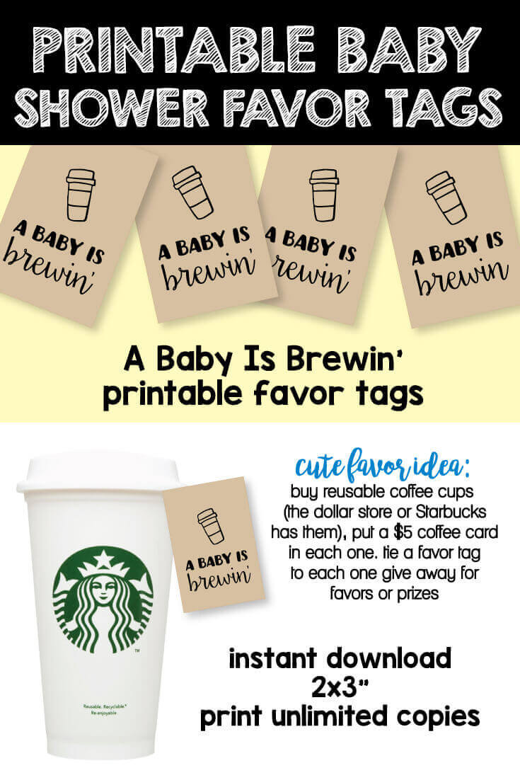 Baby Shower Favor Tag Printables | Cutestbabyshowers Regarding Baby Shower Label Template For Favors