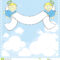 Baptism Greeting Card Stock Vector. Illustration Of With Regard To Christening Banner Template Free