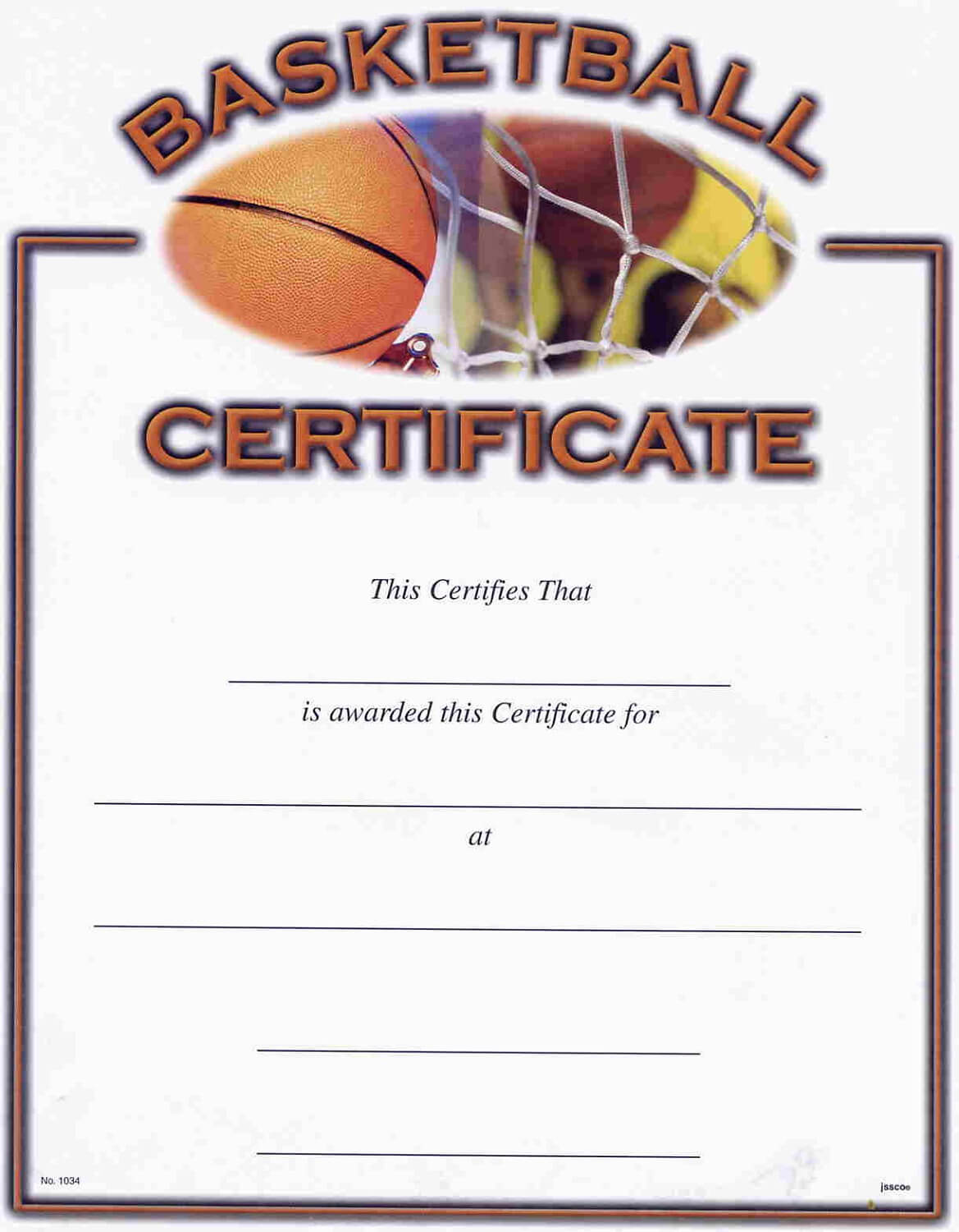 Basketball Award Certificate To Print | Activity Shelter Pertaining To Basketball Camp Certificate Template