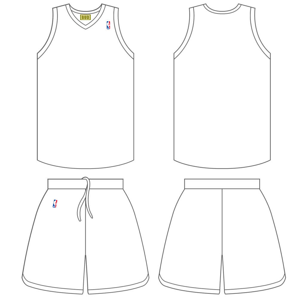 Basketball Jersey Vector At Vectorified | Collection Of For Blank Basketball Uniform Template