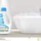 Bath Foam Bottle Packaging Vector Realistic Mockup Stock Regarding Bubble Bottle Label Template
