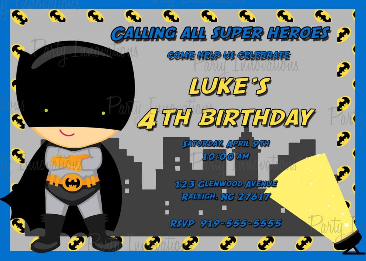 Batman Birthday Card Template ] – Batman Birthday Card Inside Batman Birthday Card Template