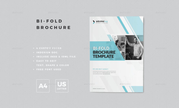 Bi-Fold Brochure Template pertaining to Bi Fold Menu Template