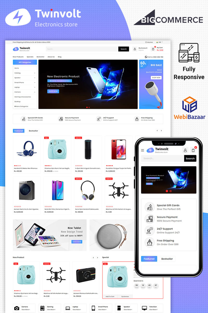 Bigcommerce Themes | Templatemonster With Big Commerce Templates