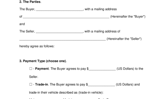 Bill Of Sale Form Auto - Tunu.redmini.co in Automotive Bill Of Sale Template