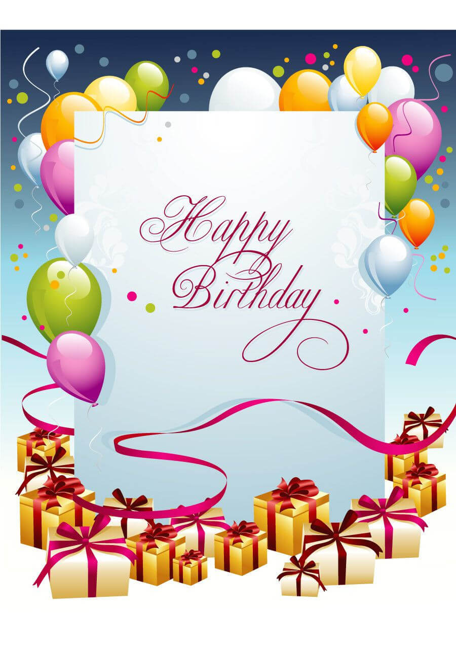 Birthday Template Free Download Awesome Birthday Card Regarding Birthday Card Publisher Template