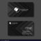 Black And White Abstract Business Card Templates With Regard To Black And White Business Cards Templates Free