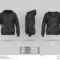 Black Sweatshirt Hoodie Template Stock Vector – Illustration Inside Blank Black Hoodie Template