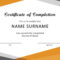 Blank Certificate Of Completion Template – Colona.rsd7 Intended For Certificate Templates For Word Free Downloads