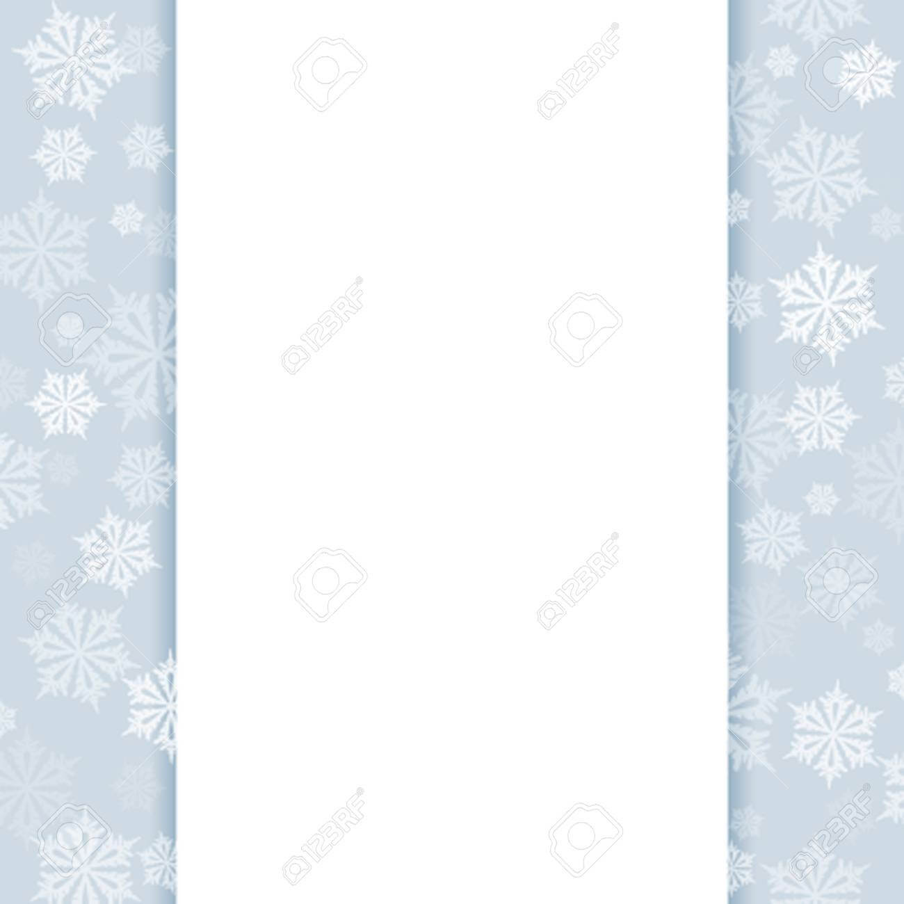 Blank Christmas Card Or A Letter To Santa. A Brochure Template.. Inside Blank Snowflake Template