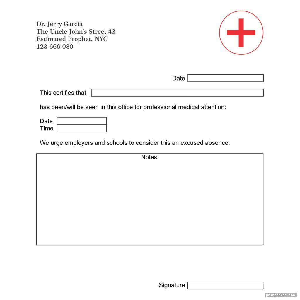 Blank Printable Doctor Note - Printabler regarding Blank Doctors Note Template Blank Printable Doctor Note – Printabler Regarding Blank Doctors Note Template