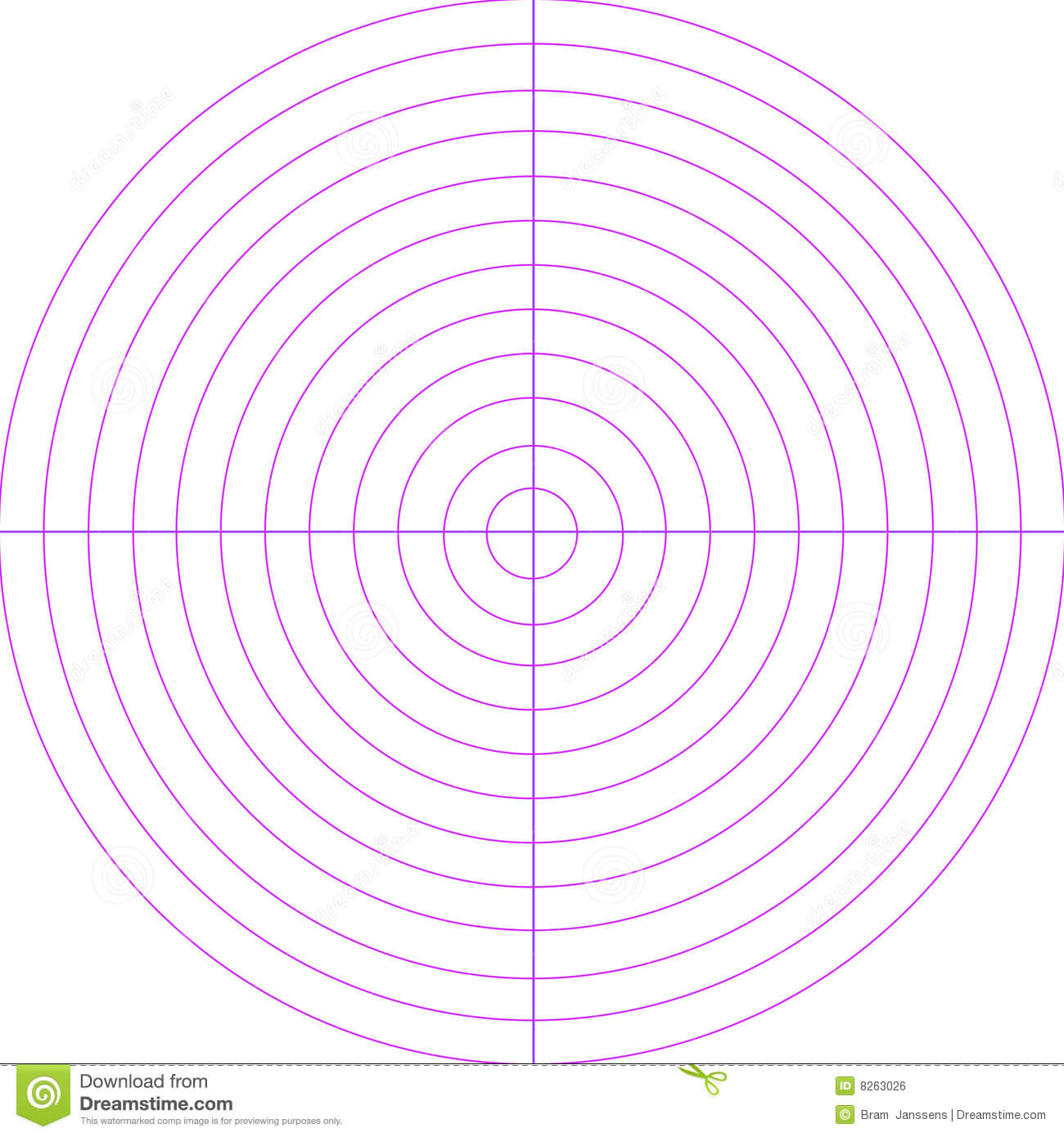 Blank Radar Screen Stock Illustration. Illustration Of Radar Inside Blank Radar Chart Template