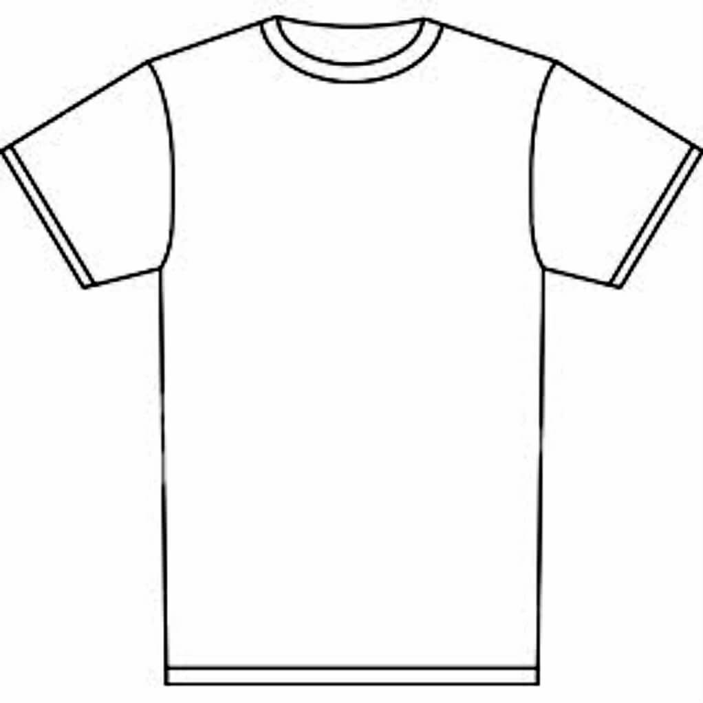 Blank T Shirt Design Template Pdf | Coolmine Community School Pertaining To Blank Tshirt Template Pdf