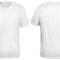 Blank V-Neck Shirt Mock Up Template, Front And Back View, Isolated.. with regard to Blank V Neck T Shirt Template