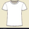 Blank White T Shirt Template In Blank Tee Shirt Template