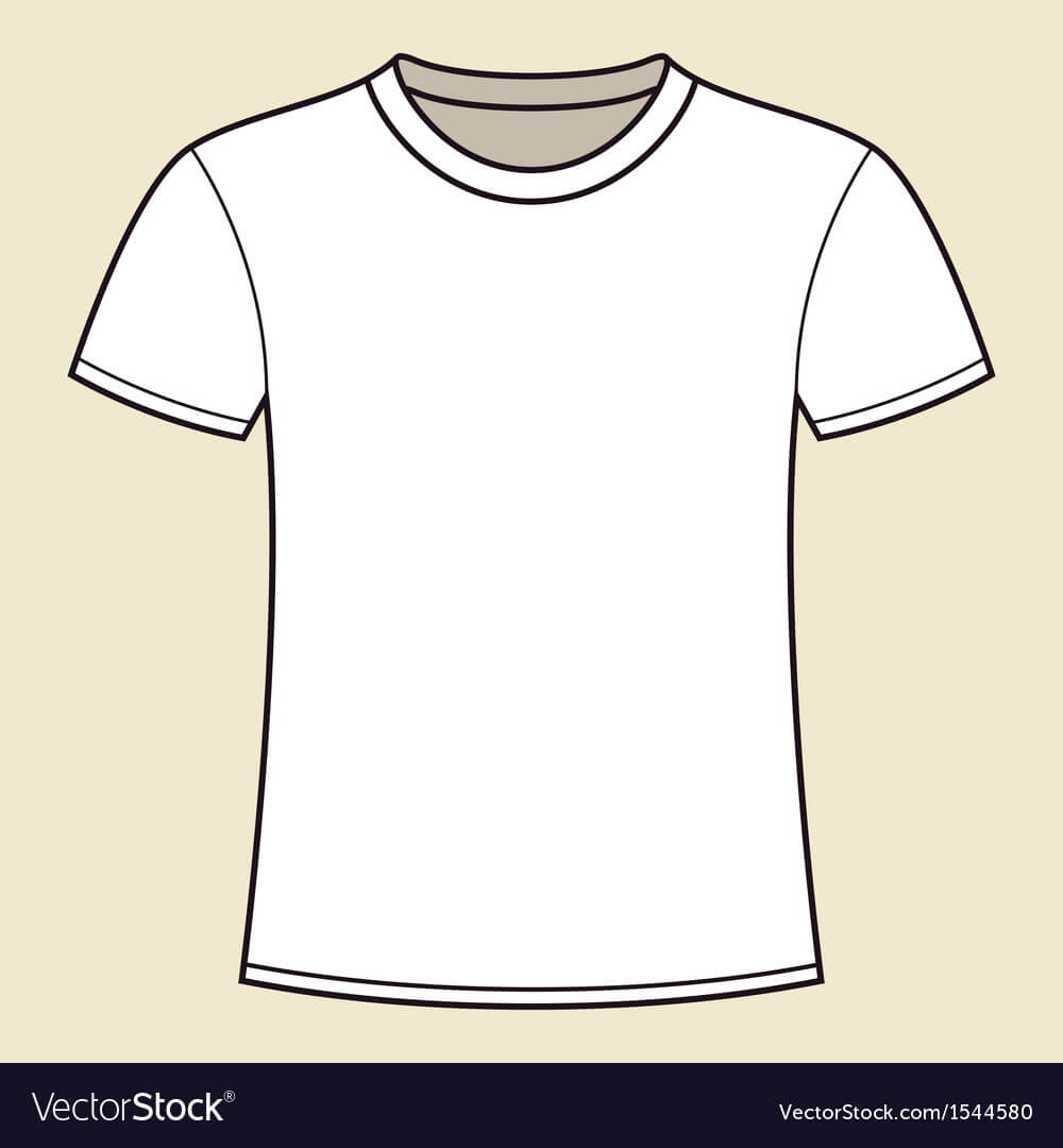 Blank White T Shirt Template In Blank Tee Shirt Template