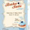 Blue Bake Sale Promotion Flyer With Blueberry Cupcake Stock With Regard To Bake Sale Flyer Template Free