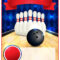Bowling Alley Blank Template Flyer With Regard To Bowling Flyers Templates Free
