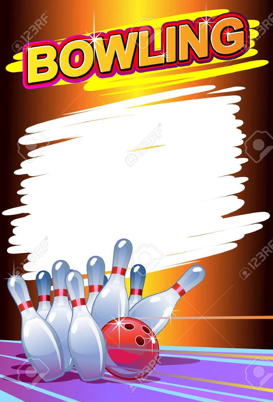 Bowling Poster Template – Tunu.redmini.co For Bowling Flyers Templates Free