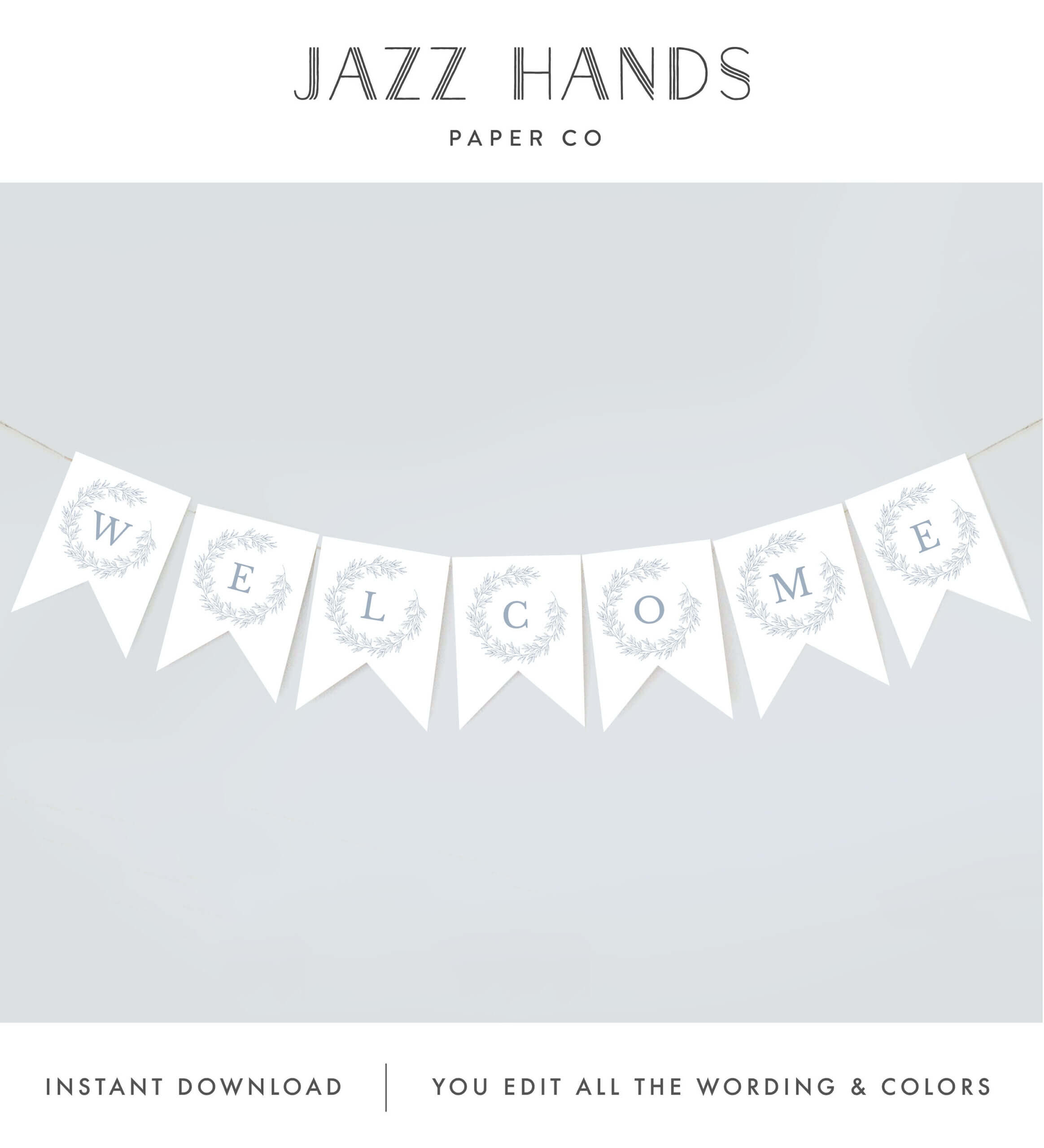 Boy Baby Shower Banner Template, Welcome Banner Shower Decor Inside Baby Shower Banner Template