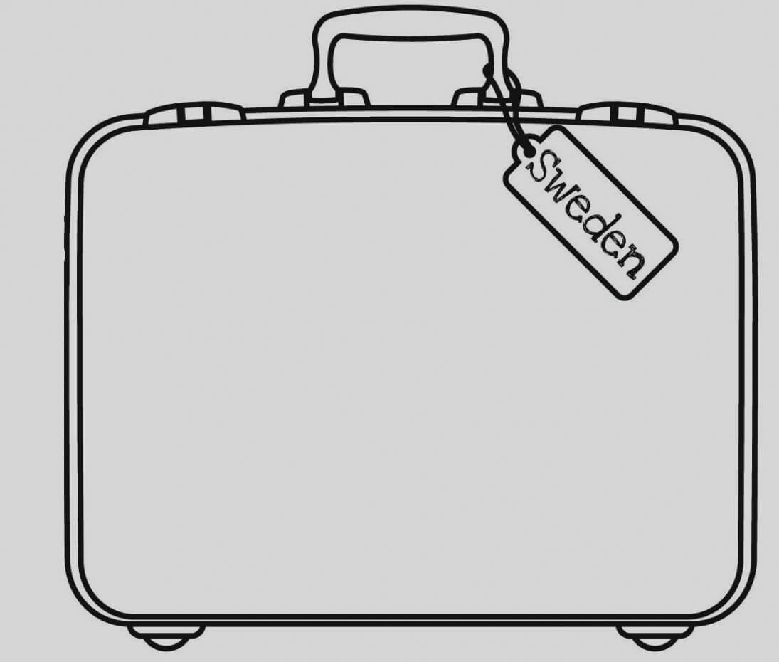 Briefcase Clipart Empty Suitcase, Briefcase Empty Suitcase For Blank Suitcase Template