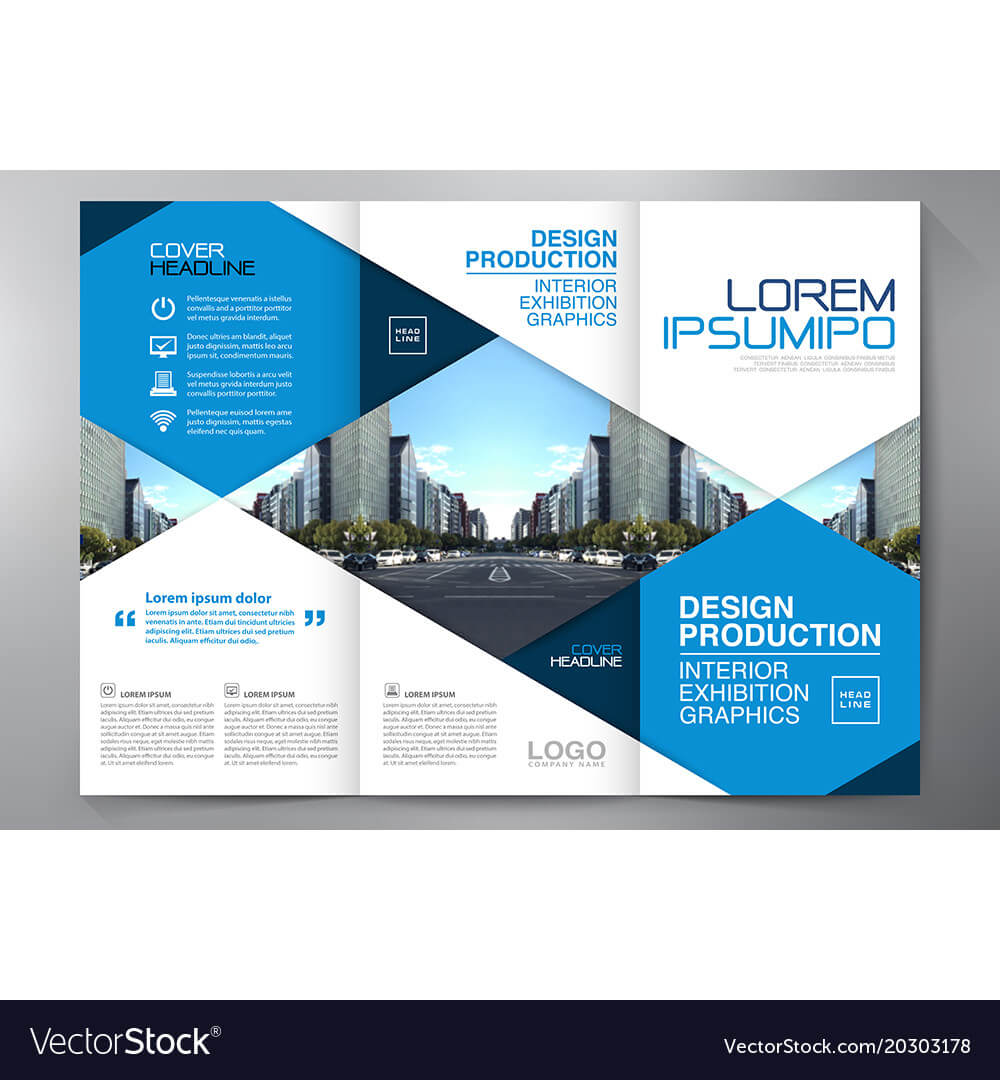 Brochure 3 Fold Flyer Design A4 Template Intended For 3 Fold Brochure Template Free