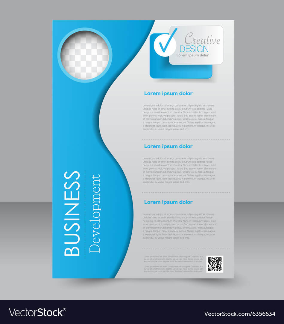 Brochure Template Business Flyer Editable A4 With Regard To Brochure Templates Adobe Illustrator