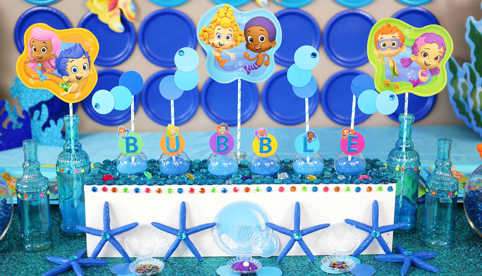 Bubble Guppies™ Diy Party Ideas | Fun365 Pertaining To Bubble Guppies Birthday Banner Template