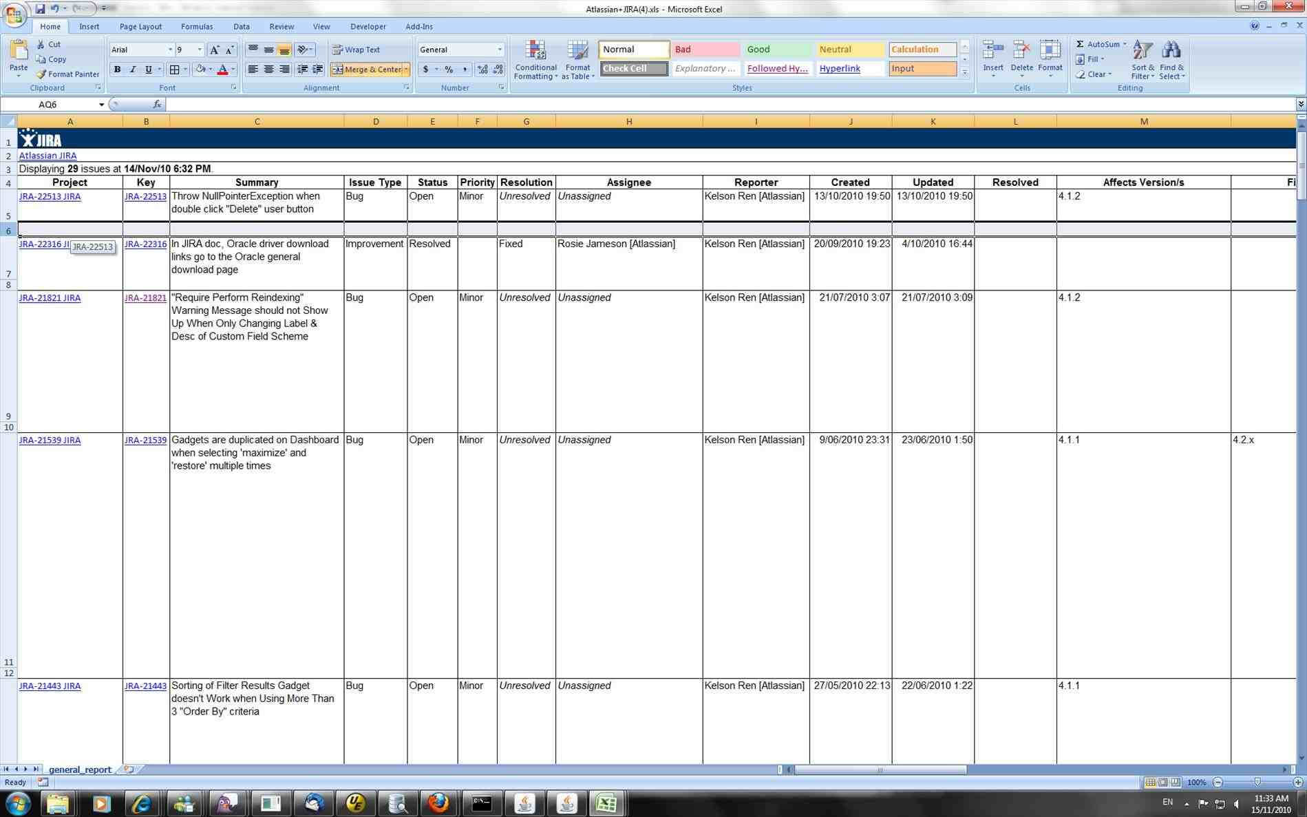 Bug Tracking Excel Template – Sample Templates – Sample Intended For Bug Report Template Xls