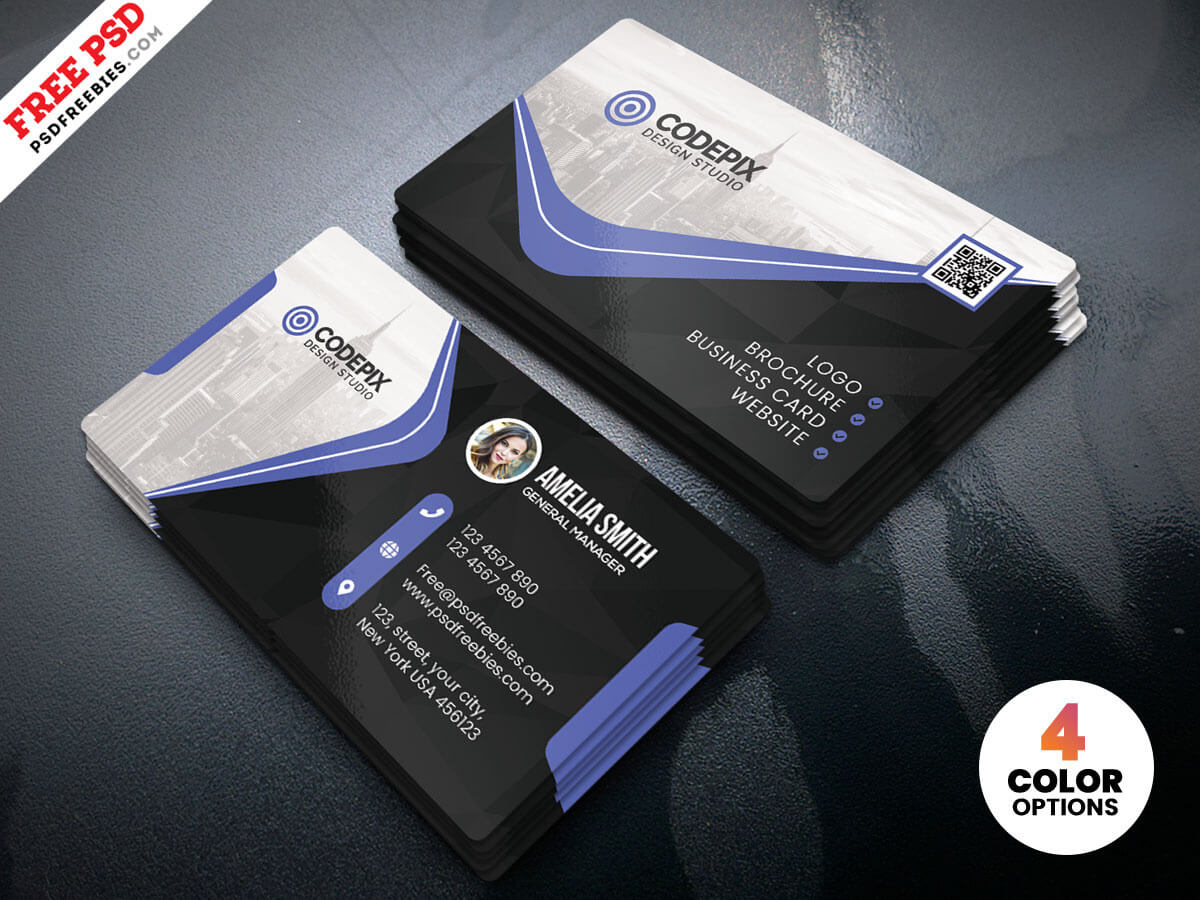 Business Card Psd Templatepsd Freebies On Dribbble Inside Calling Card Psd Template