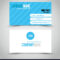 Business Card Set Template Blue And White Color In Calling Card Free Template