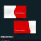 Business Card Template Set 64 Red And White Basic Inside Call Card Templates