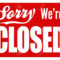Business Closed Sign – Tunu.redmini.co Throughout Business Closed Sign Template