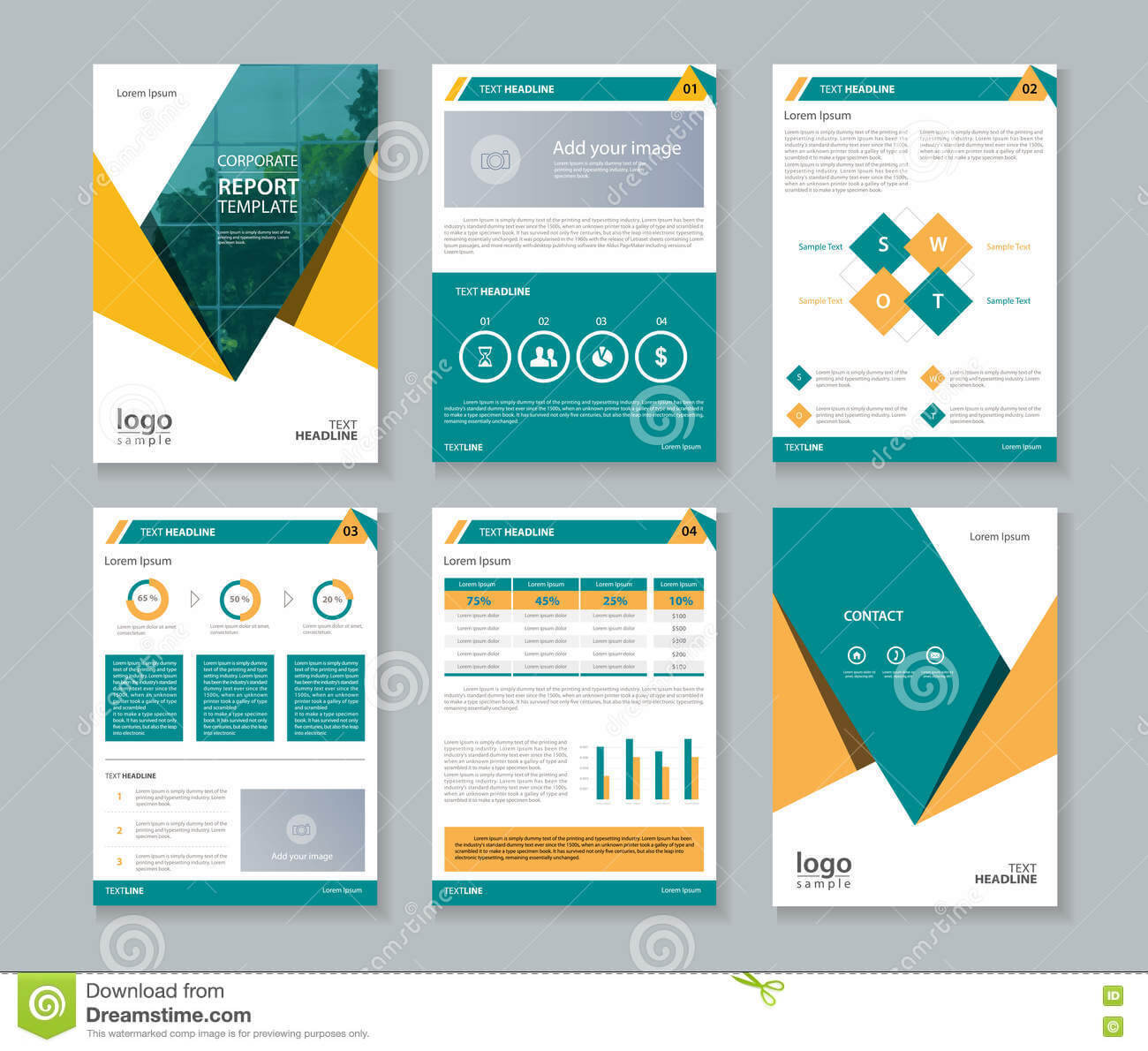Business Company Profile Report And Brochure Layout Template Throughout Business Profile Template Free Download